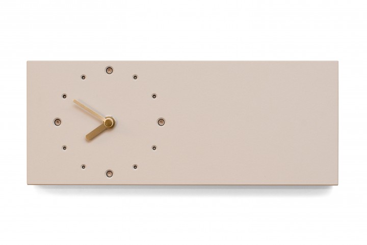 Elongated Wall Clock, Mushroom Elongated Wall Clock, Mushroom