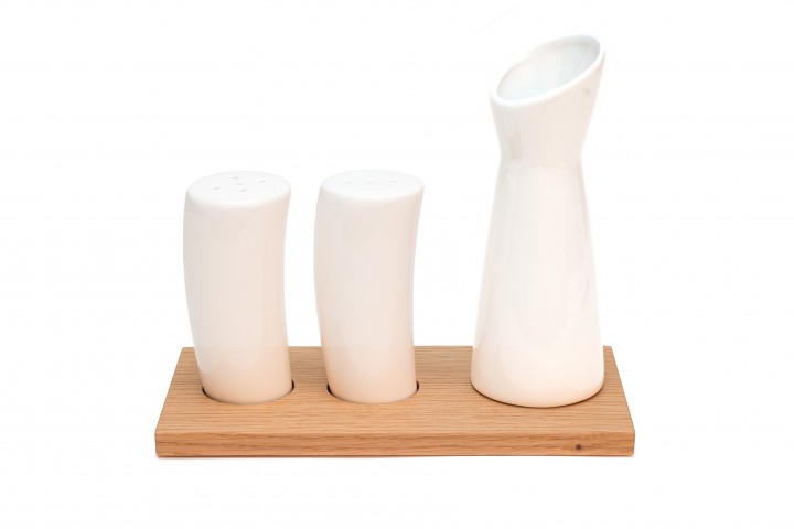 Salt and Pepper Shakers Oak Salt and Pepper Shakers Oak
