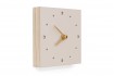 Square Wall Clock, Mushroom