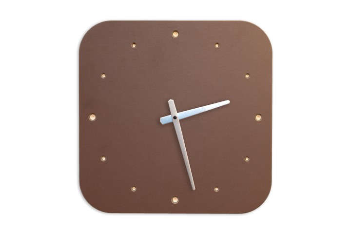 Wall Clock Mauve, rounded off Wall Clock Mauve, rounded off