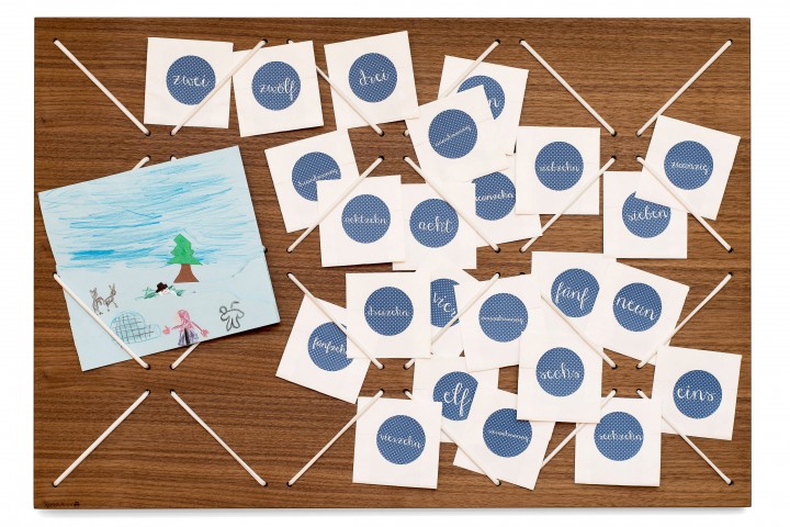 Advent Calendar Strings Nut Wood Advent Calendar Strings Nut Wood