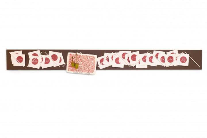Small Advent Calendar Strings Mauve Small Advent Calendar Strings Mauve