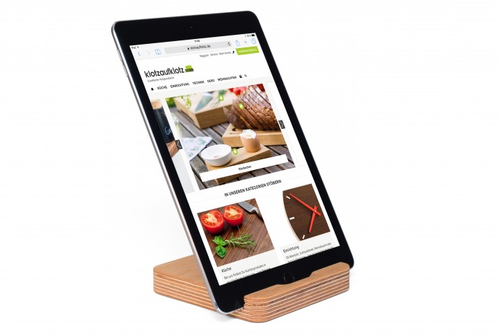 Tablet Stand Multiplex, Oak Tablet Stand Multiplex, Oak