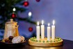 Advent Wreath Oak, round
