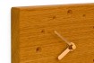 Elongated Wall Clock, Oak