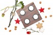 Advent Wreath Nut Wood, square