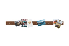 Magnetic Picture Rack, Nut Wood