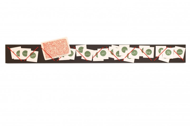 Small Advent Calendar Strings Black Small Advent Calendar Strings Black