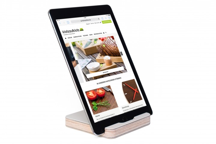 Tablet Stand Linoleum, Mushroom Tablet Stand Linoleum, Mushroom