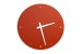 Wall Clock Red, round